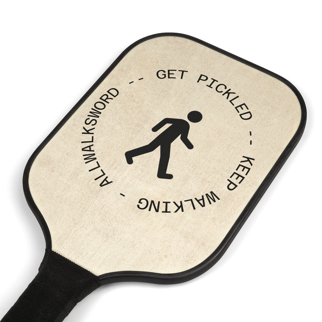 Get Pickled walking logo Pickleball Paddle