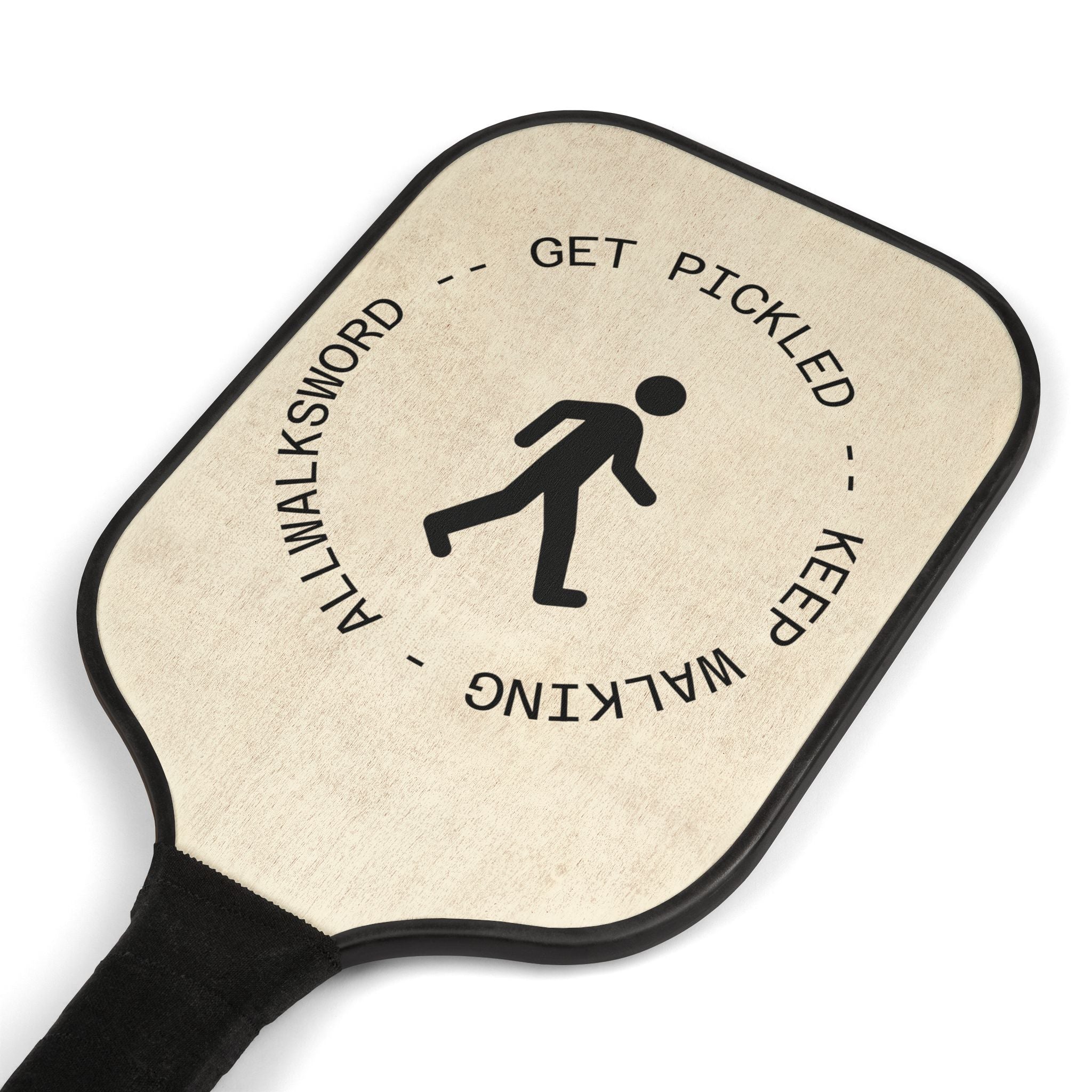 Get Pickled walking logo Pickleball Paddle