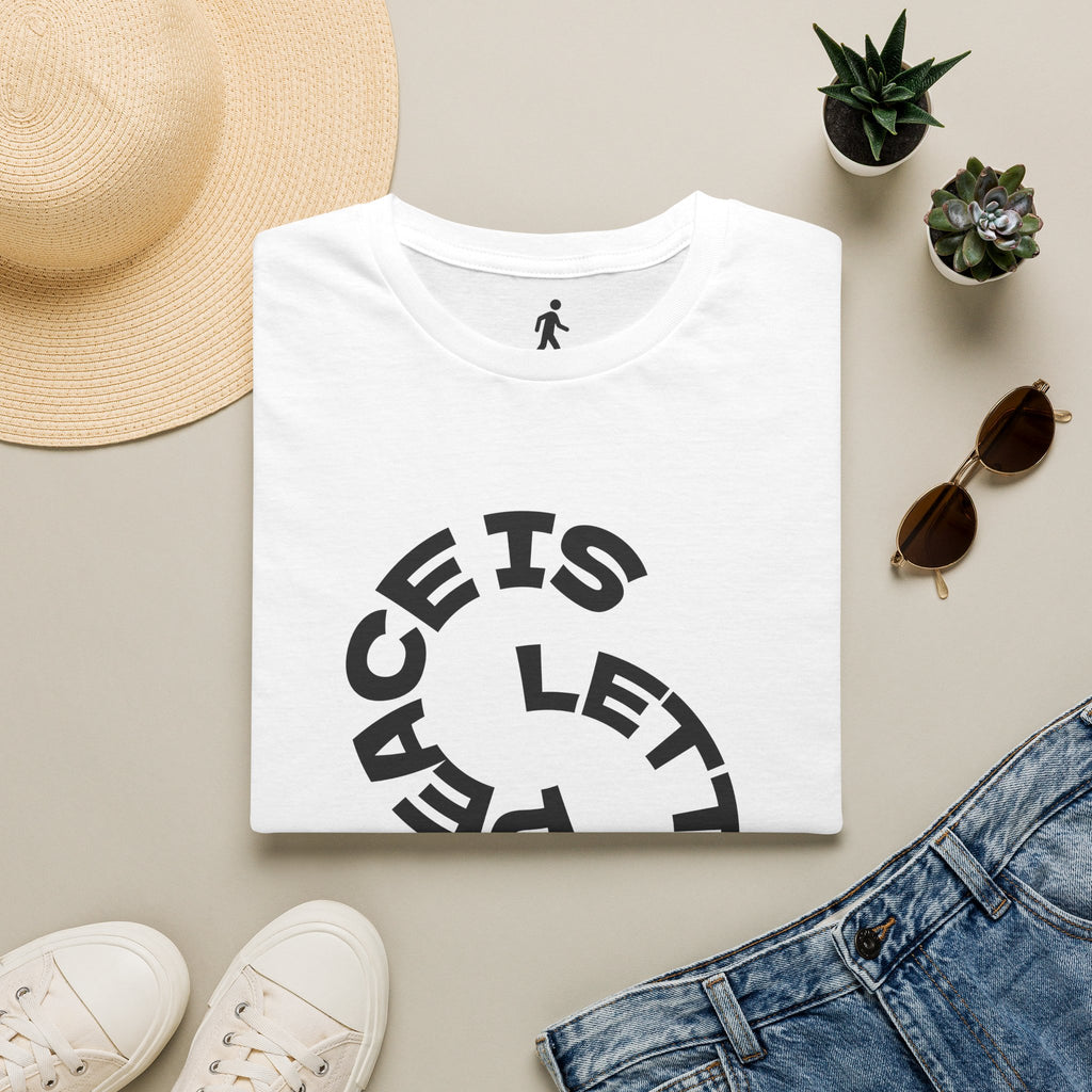 PEACE IS LETTING GO spiral Unisex Softstyle T-Shirt