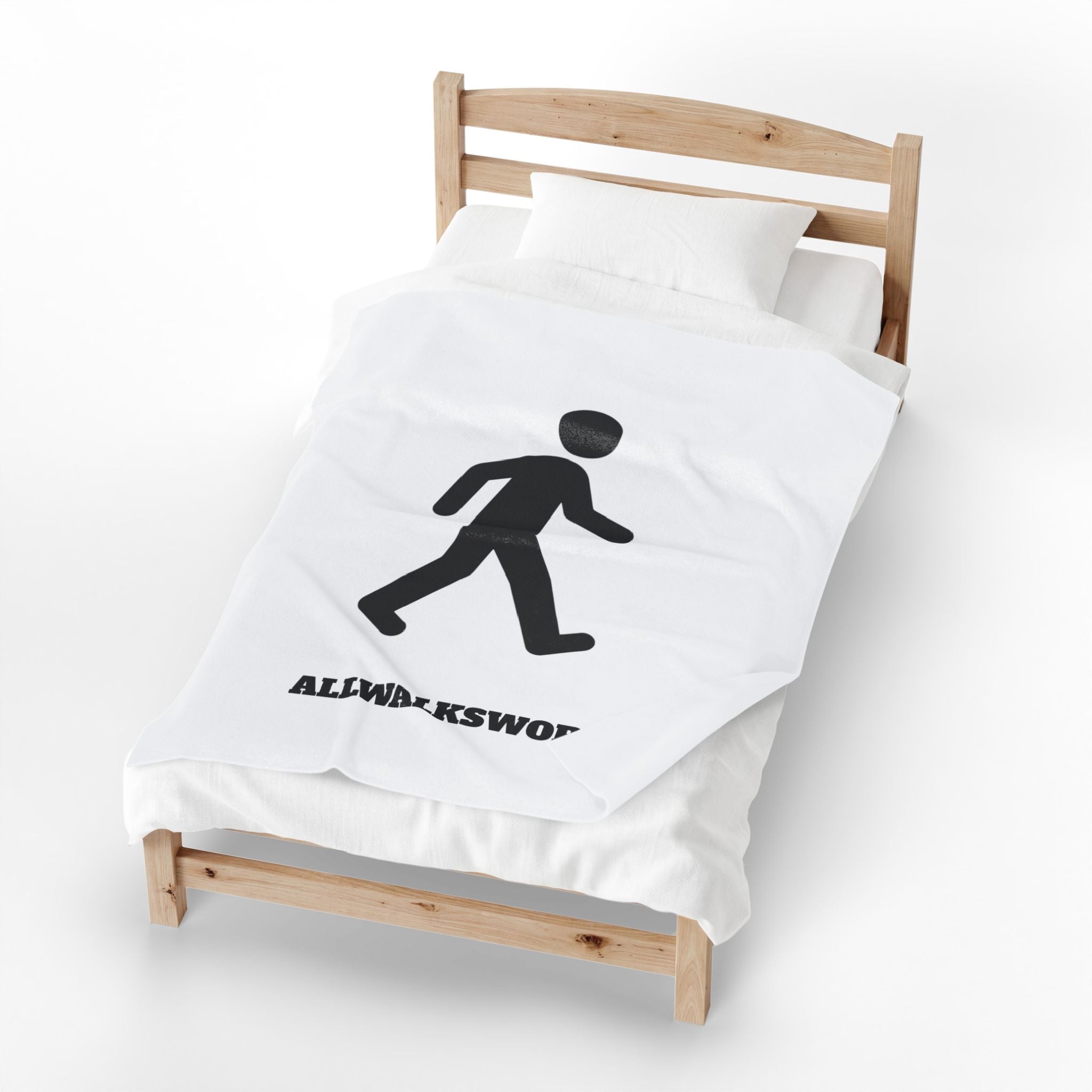 MrWalksalot Velveteen Plush Blanket