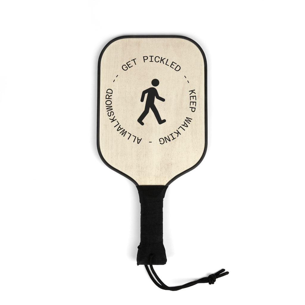 Get Pickled walking logo Pickleball Paddle