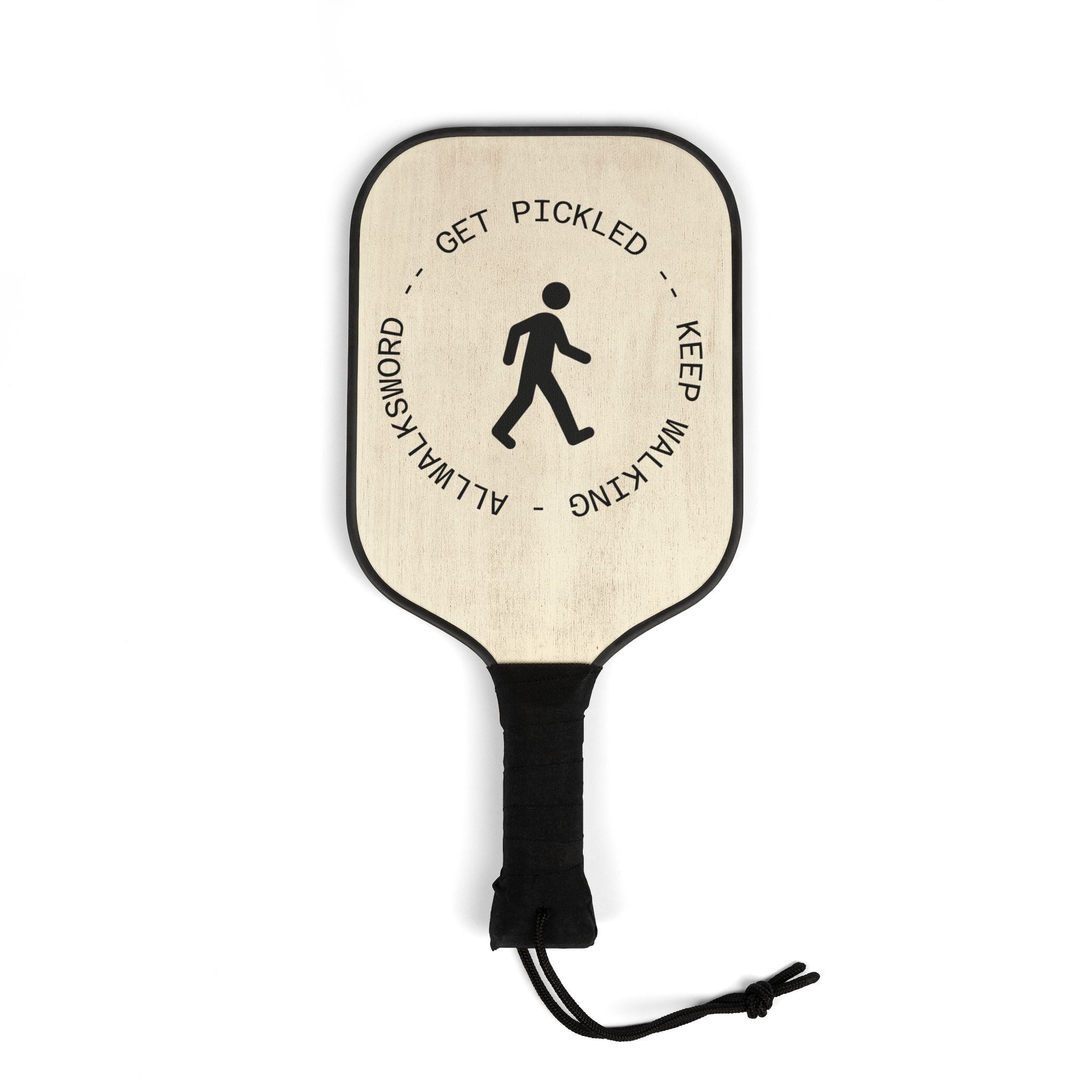 Get Pickled walking logo Pickleball Paddle