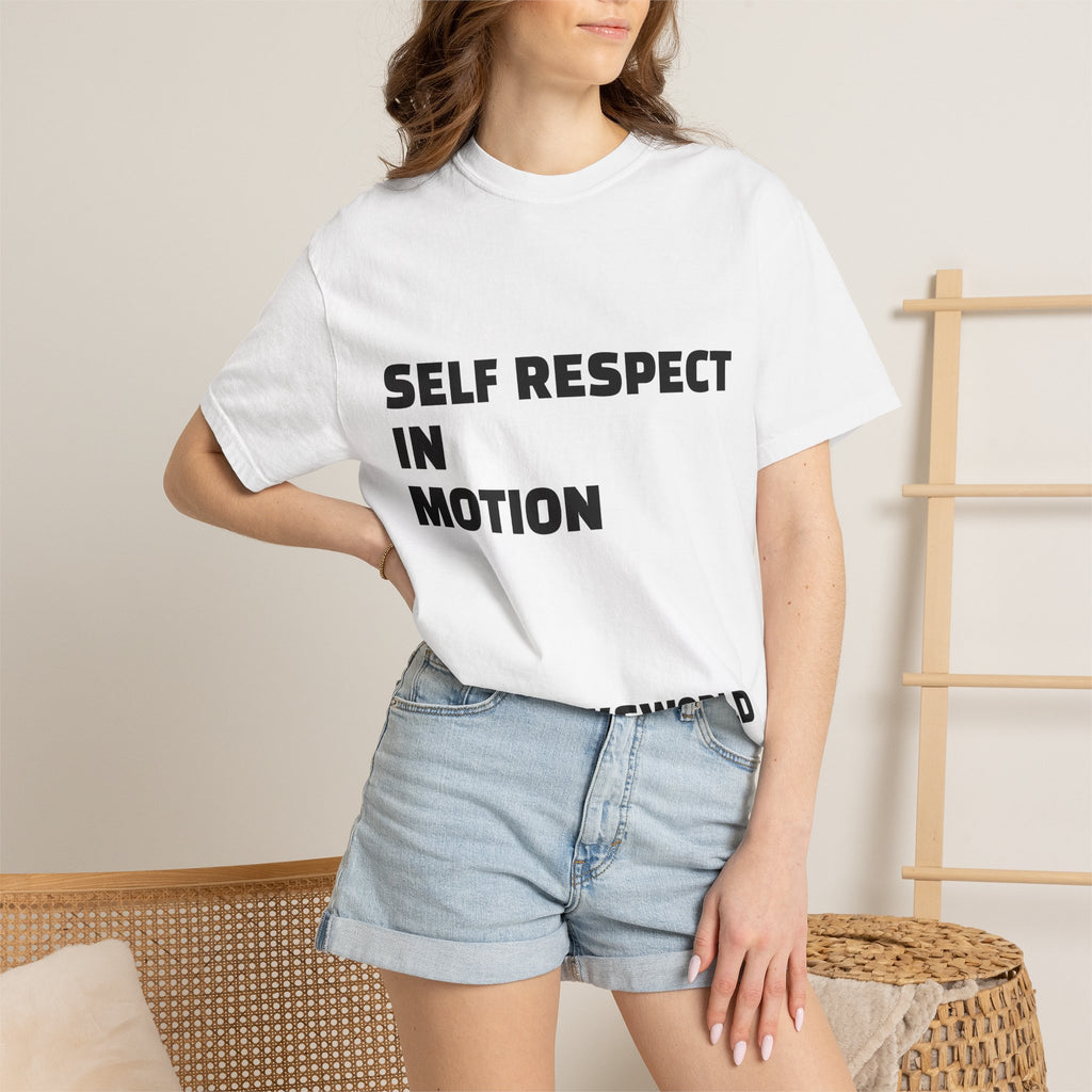Self Respect in Motion Unisex Garment-Dyed T-shirt