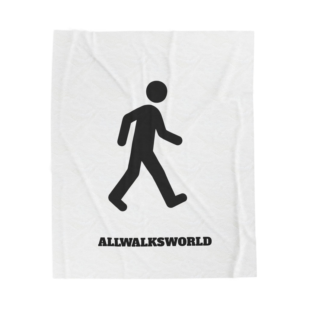 MrWalksalot Velveteen Plush Blanket