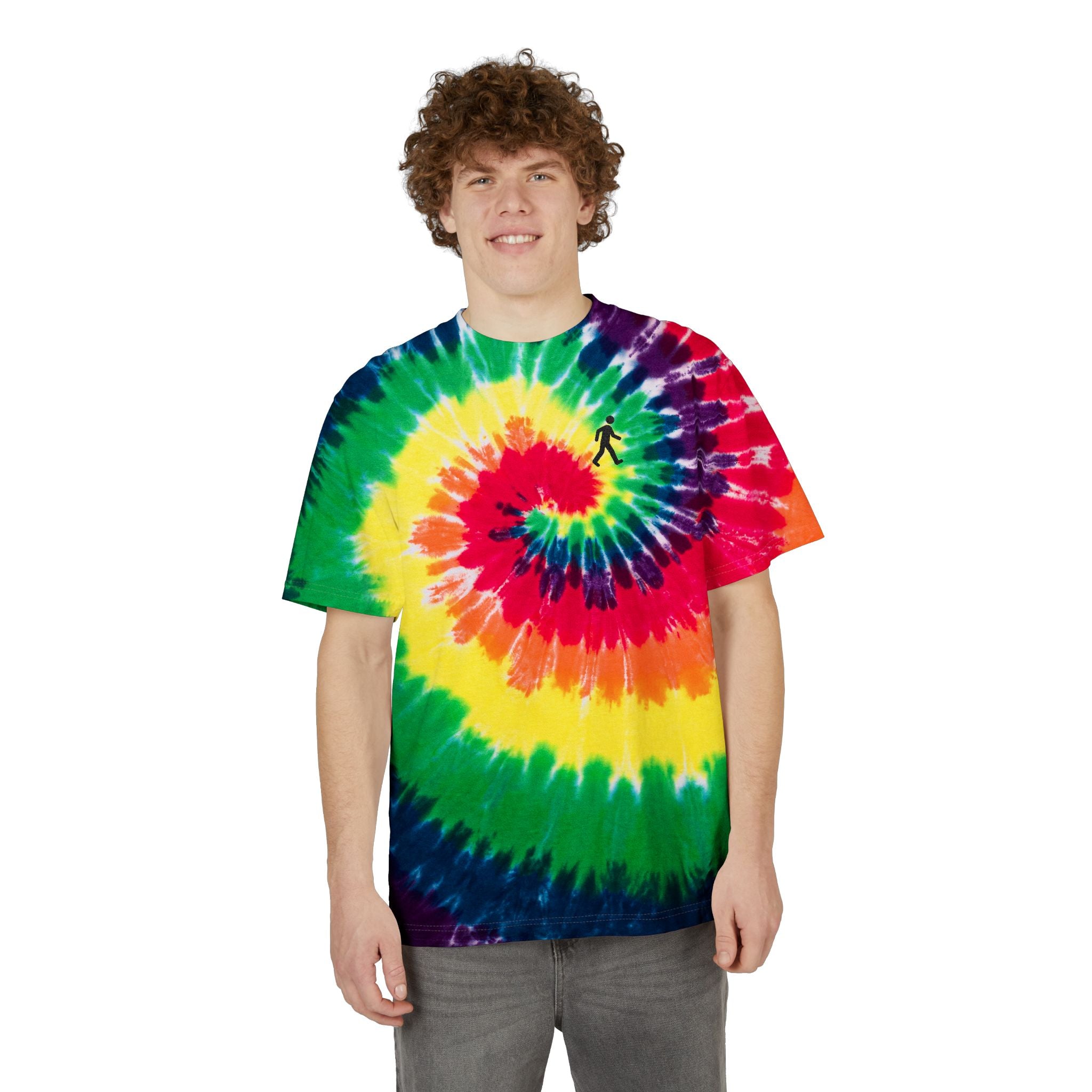 MrWalksalot Tie-Dye T-Shirt | Embroidered